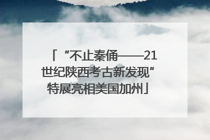 “不止秦俑——21世纪陕西考古新发现”特展亮相美国加州