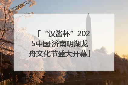 “汉酱杯”2025中国·济南明湖龙舟文化节盛大开幕