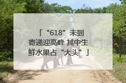 “618”未到 寄递迎高峰 其中生鲜水果占“大头”