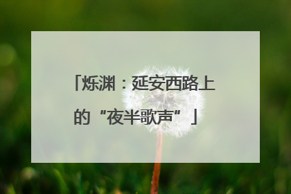 烁渊：延安西路上的“夜半歌声”