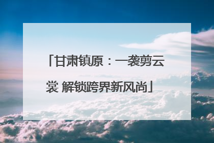 甘肃镇原：一袭剪云裳 解锁跨界新风尚