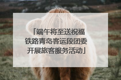 端午将至送祝福 铁路青岛客运段团委开展旅客服务活动