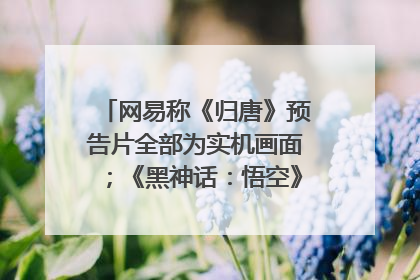 网易称《归唐》预告片全部为实机画面；《黑神话：悟空》公布Xbox版预购视频｜游戏早参