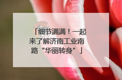 细节满满！一起来了解济南工业南路“华丽转身”