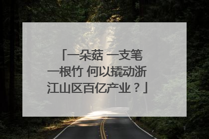 一朵菇 一支笔 一根竹 何以撬动浙江山区百亿产业？