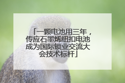 一颗电池用三年，传应石墨烯纽扣电池成为国际锁业交流大会技术标杆