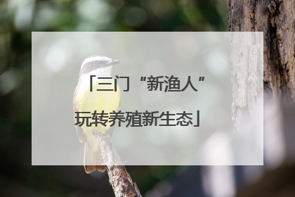 三门“新渔人”玩转养殖新生态