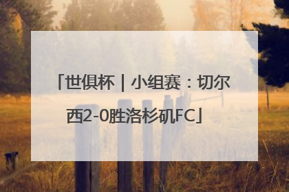 世俱杯｜小组赛：切尔西2-0胜洛杉矶FC