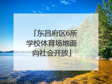 东昌府区6所学校体育场地面向社会开放