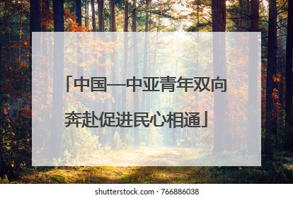 中国—中亚青年双向奔赴促进民心相通