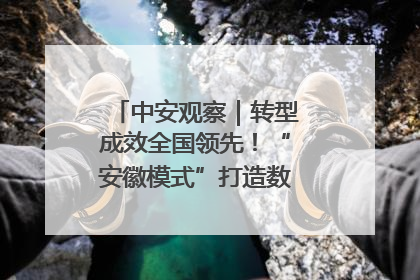 中安观察｜转型成效全国领先！“安徽模式”打造数字化转型新标杆