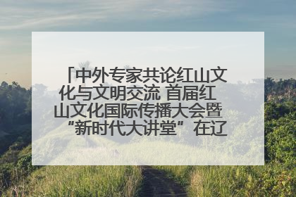中外专家共论红山文化与文明交流 首届红山文化国际传播大会暨“新时代大讲堂”在辽宁朝阳举办