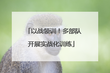 以战领训！多部队开展实战化训练