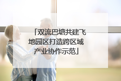 双流巴塘共建飞地园区打造跨区域产业协作示范