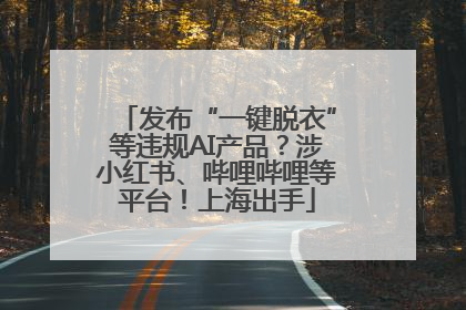 发布“一键脱衣”等违规AI产品?涉小红书、哔哩哔哩等平台!上海出手