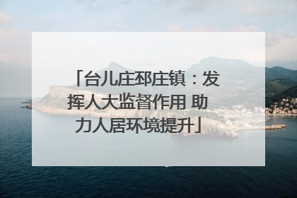 台儿庄邳庄镇：发挥人大监督作用 助力人居环境提升