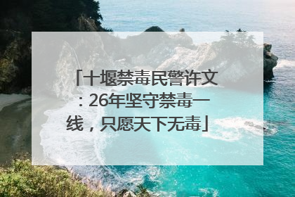 十堰禁毒民警许文：26年坚守禁毒一线，只愿天下无毒