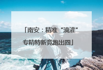 南安：精准“滴灌”专精特新竞跑出圈
