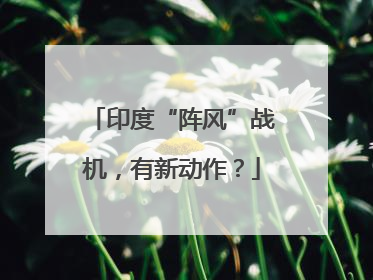 印度“阵风”战机，有新动作？