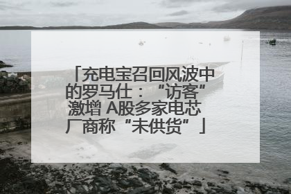 充电宝召回风波中的罗马仕：“访客”激增 A股多家电芯厂商称“未供货”
