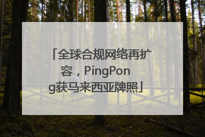全球合规网络再扩容，PingPong获马来西亚牌照