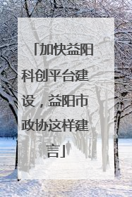 加快益阳科创平台建设，益阳市政协这样建言