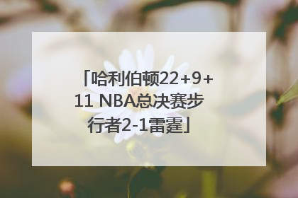 哈利伯顿22+9+11 NBA总决赛步行者2-1雷霆