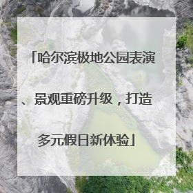 哈尔滨极地公园表演、景观重磅升级，打造多元假日新体验