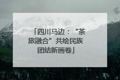 四川马边：“茶旅融合”共绘民族团结新画卷
