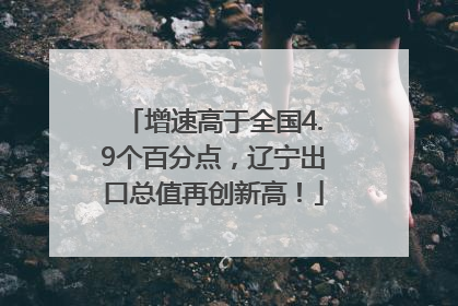 增速高于全国4.9个百分点，辽宁出口总值再创新高！