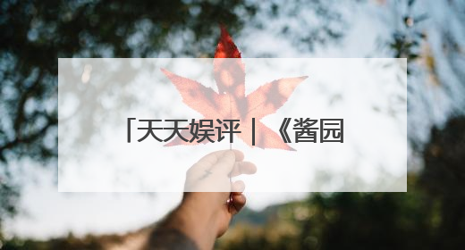 天天娱评｜《酱园弄》里的女演员