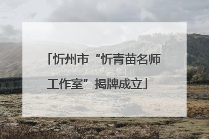 忻州市“忻青苗名师工作室”揭牌成立