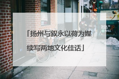 扬州与叙永以荷为媒续写两地文化佳话