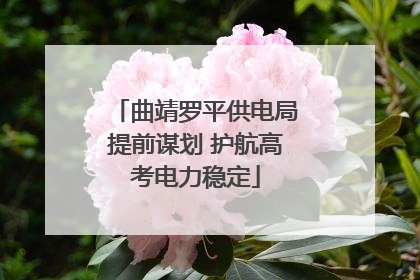 曲靖罗平供电局提前谋划 护航高考电力稳定