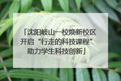 沈阳岐山一校焕新校区开启“行走的科技课程”助力学生科技创新