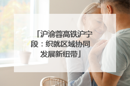 沪渝蓉高铁沪宁段：织就区域协同发展新纽带