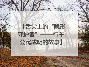 舌尖上的“隐形守护者”——行车公寓成明的故事