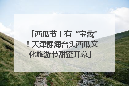 西瓜节上有“宝藏”！天津静海台头西瓜文化旅游节甜蜜开幕