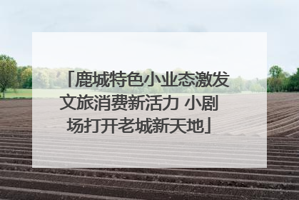 鹿城特色小业态激发文旅消费新活力 小剧场打开老城新天地