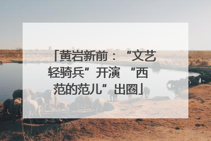 黄岩新前：“文艺轻骑兵”开演 “西范的范儿”出圈