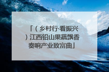 （乡村行·看振兴）江西铅山果蔬飘香 奏响产业致富曲