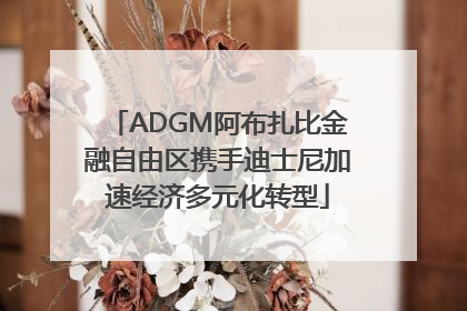 ADGM阿布扎比金融自由区携手迪士尼加速经济多元化转型