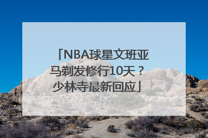 NBA球星文班亚马剃发修行10天？少林寺最新回应